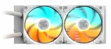 Sistema De Enfriamiento Liquido Gigabyte Gaming 240 Ice 2x120mm, Hasta 2200rpm, Blanco
